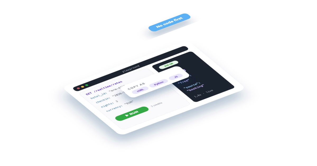 Run your first real-time call from the playground